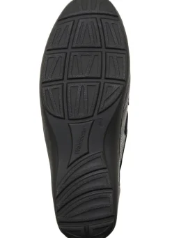 WALDLÄUFER Waldläufer, bequeme Damen-Slipper, Weite H, mit herausnehmbarem Fußbett ALTSILBER