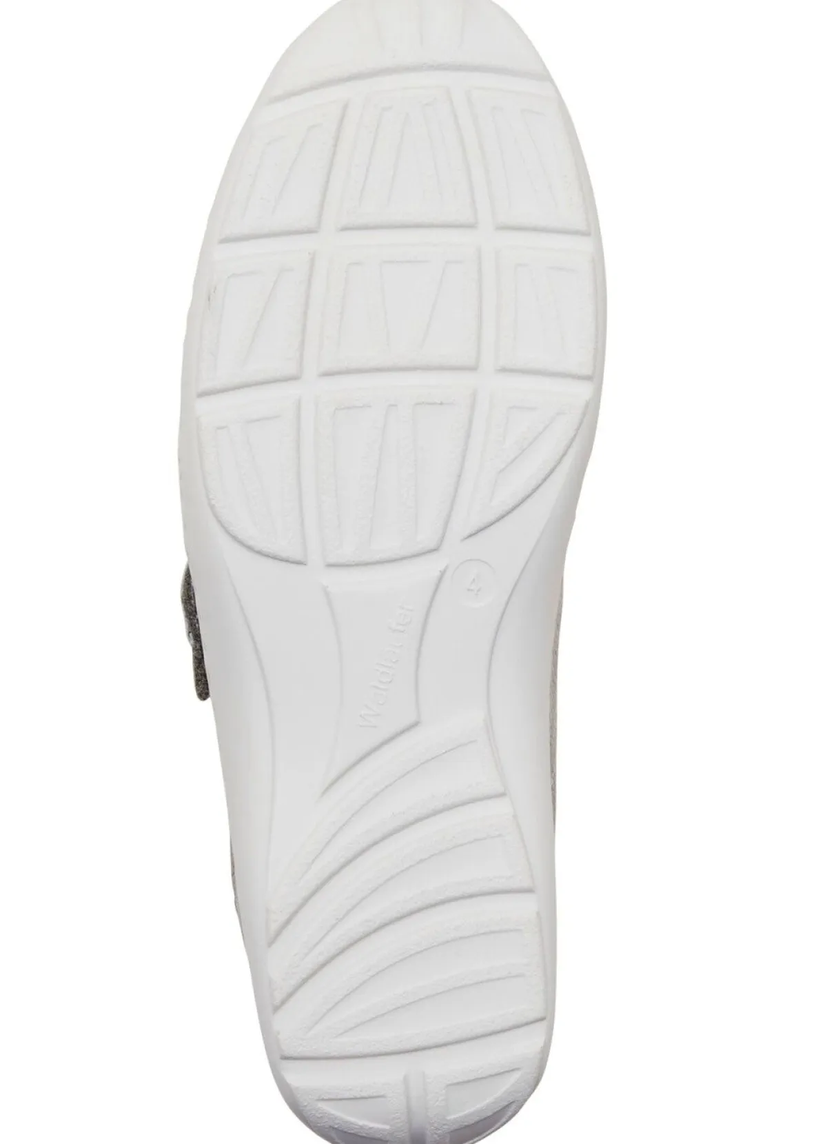 Sale WALDLÄUFER Waldläufer, bequeme Damen-Slipper, Weite H, mit herausnehmbarem Fußbett MATTSILBER