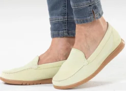 Discount WALDLÄUFER Waldläufer, bequeme Damen-Slipper, Weite H, mit herausnehmbarem Fußbett LIMONE