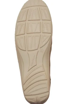 Online WALDLÄUFER Waldläufer, bequeme Damen-Slipper, Weite H, mit herausnehmbarem Fußbett SAND