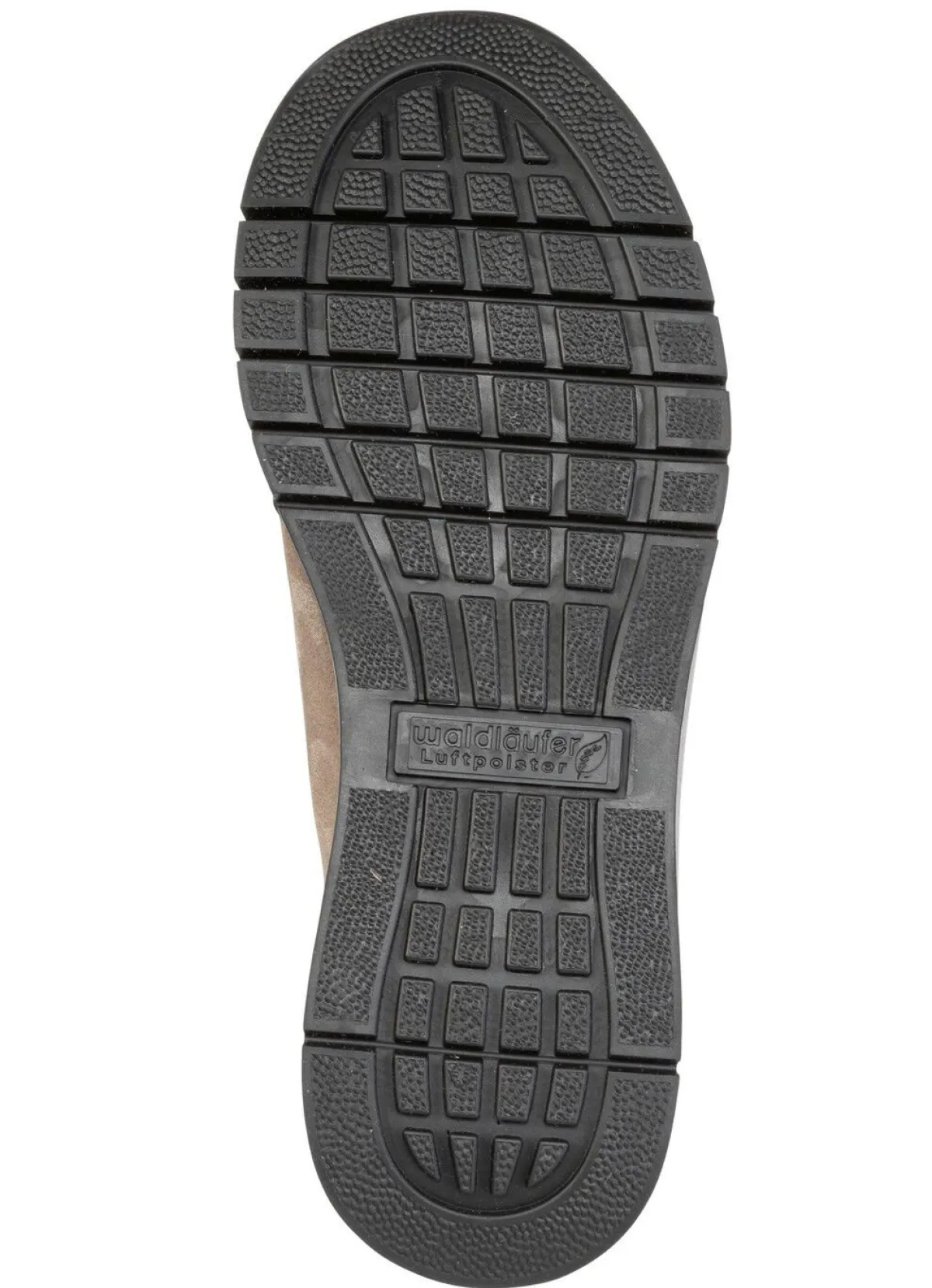 Clearance WALDLÄUFER Waldläufer, bequeme Damen-Sneaker, Weite H, mit herausnehmbarem Fußbett TAUPE-BUNT