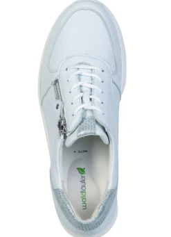 Sale mydeer Waldläufer, bequeme Damen-Sneaker, Weite H, mit herausnehmbarem Fußbett BLEU