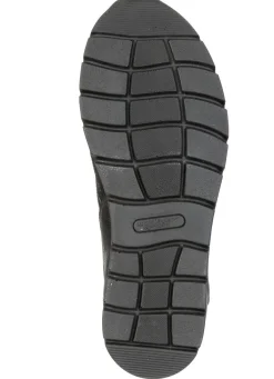 Clearance WALDLÄUFER Waldläufer, bequeme Damen-Sneaker, Weite K, mit herausnehmbarem Fußbett SCHWARZ