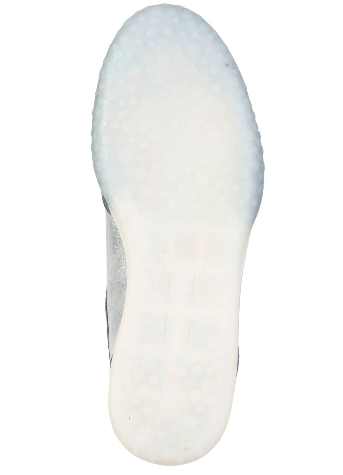 Clearance WALDLÄUFER Waldläufer, bequeme Damen-Sneaker, Weite H, mit herausnehmbarem Fußbett JEANSBLAU-SILBER