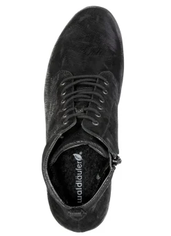 Clearance WALDLÄUFER Waldläufer, bequeme Damen-Stiefeletten, Winterschuhe, Weite H, mit herausnehmbarem Fußbett SCHWARZ