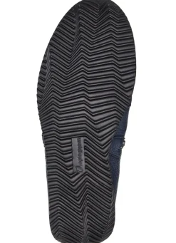 Hot WALDLÄUFER Waldläufer, bequeme Damen-Stiefeletten, Weite H, aus Hirschleder MARINE