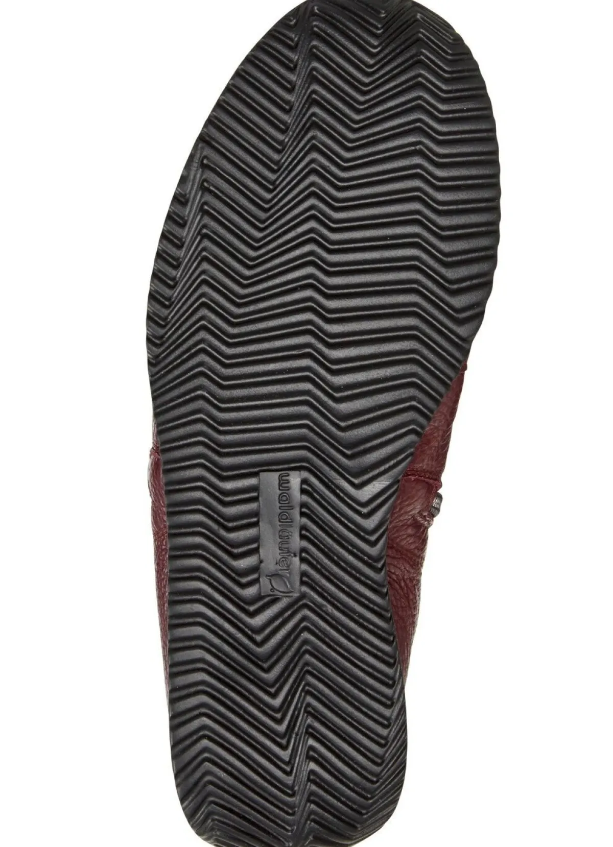 Clearance WALDLÄUFER Waldläufer, bequeme Damen-Stiefeletten, Weite H, aus Hirschleder BURGUND