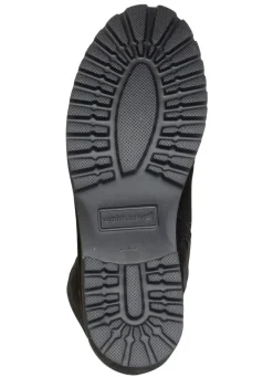 Best WALDLÄUFER Waldläufer, bequeme Damen-Stiefeletten, Winterschuhe, Weite H, mit herausnehmbarem Fußbett SCHWARZ