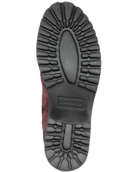 Outlet WALDLÄUFER Waldläufer, bequeme Damen-Stiefeletten, Winterschuhe, Weite H, mit herausnehmbarem Fußbett BORDEAUX