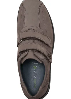 Hot WALDLÄUFER Waldläufer, bequeme Herren-Slipper, Weite H, mit herausnehmbarem Fußbett GRAFIT