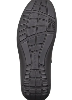 Hot WALDLÄUFER Waldläufer, bequeme Herren-Slipper, Weite H, mit herausnehmbarem Fußbett GRAFIT