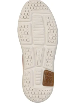 Discount WALDLÄUFER Waldläufer, bequeme Herren-Sneaker, Weite H, mit herausnehmbarem Fußbett COGNAC-MARINE