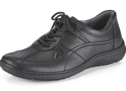 Online WALDLÄUFER Waldläufer, bequeme Herren-Schnürschuhe, Weite H, mit herausnehmbarem Fußbett SCHWARZ