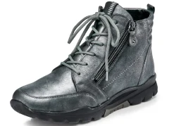 Online BADER Waldläufer, gefütterte Damen-Stiefeletten, Winterschuhe, Weite H, mit herausnehmbarem Fußbett ALTSILBER