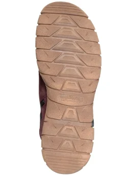 Best WALDLÄUFER Waldläufer, gefütterte Damen-Stiefeletten, Winterschuhe, Weite H, mit herausnehmbarem Fußbett BORDEAUX