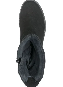 Sale WALDLÄUFER Waldläufer, gefütterte Damen-Stiefel, Winterschuhe, Weite H, mit Lammfell SCHWARZ
