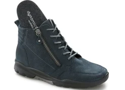 BADER Waldläufer, gefütterte Damen-Stiefeletten, Winterschuhe, Weite H, mit herausnehmbarem Fußbett DUNKELBLAU