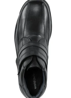 Discount WALDLÄUFER Waldläufer, gefütterte Herren-Boots, Winterschuhe, Weite K, mit Lammfell SCHWARZ