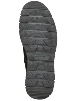 Clearance WALDLÄUFER Waldläufer, gefütterte Herren-Boots, Winterschuhe, Weite H, mit Lammfell SCHWARZ