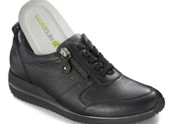 Online BADER Waldläufer, leichte Damen-Sneaker, Weite H, mit herausnehmbarem Fußbett SCHWARZ