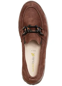 Outlet WALDLÄUFER Waldläufer Loafer aus Veloursleder BRAUN