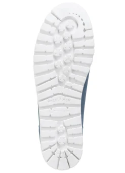 Discount WALDLÄUFER Waldläufer Mokassin-Slipper mit bunten Glitzersteinchen besetzt JEANS