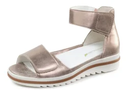 Discount WALDLÄUFER Waldläufer Sandale mit herausnehmbarem Lederfußbett ANTIKGOLD