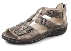 Best WALDLÄUFER Waldläufer Sandale mit verstellbaren Riemchen ANTIKBRONZE