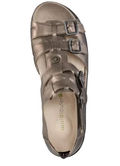 Best WALDLÄUFER Waldläufer Sandale mit verstellbaren Riemchen ANTIKBRONZE
