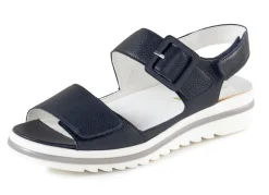 Hot WALDLÄUFER Waldläufer Sandale mit Zier-Schnalle MARINE