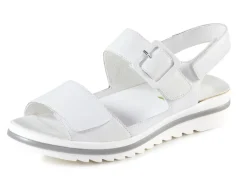 Clearance WALDLÄUFER Waldläufer Sandale mit Zier-Schnalle WEISS