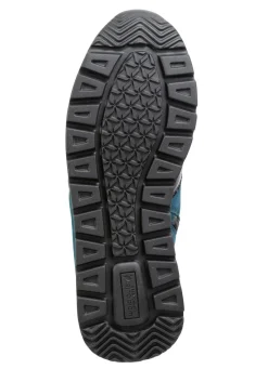 New WALDLÄUFER Waldläufer Schnür-Bootie mit Besätzen aus Lackleder DUNKELTÜRKIS