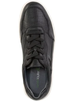 Discount WALDLÄUFER Waldläufer Schnürschuh aus genarbtem Nappaleder SCHWARZ
