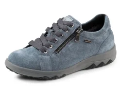Sale WALDLÄUFER Waldläufer Schnürschuh aus weichem Veloursleder JEANSBLAU