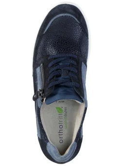 Clearance WALDLÄUFER Waldläufer Schnürschuh mit bester Abrollfunktion BLAU