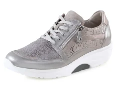 Best WALDLÄUFER Waldläufer Schnürschuh mit bester Abrollfunktion TAUPE METALLIC