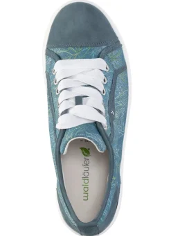 Best WALDLÄUFER Waldläufer Schnür-Sneaker mit verspieltem Druck JEANS
