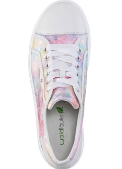 Sale WALDLÄUFER Waldläufer Schnür-Sneaker mit verspieltem Druck WEISS-MULTICOLOR