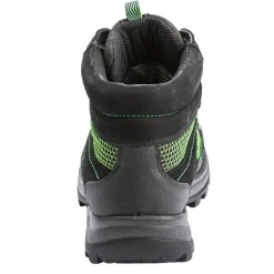 Best BADER Waldläufer Schnür-Stiefelette mit Klimamembrane SCHWARZ-GRÜN
