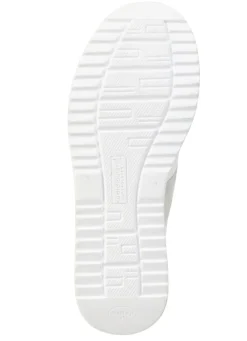 New WALDLÄUFER Waldläufer Sneaker mit Glitzersteinchen WEISS-EISGRAU