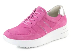 WALDLÄUFER Waldläufer Sneaker mit Glitzersteinchen PINK