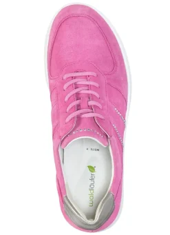 WALDLÄUFER Waldläufer Sneaker mit Glitzersteinchen PINK
