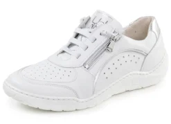 Sale WALDLÄUFER Waldläufer Sneaker mit Perforation WEISS-SILBER