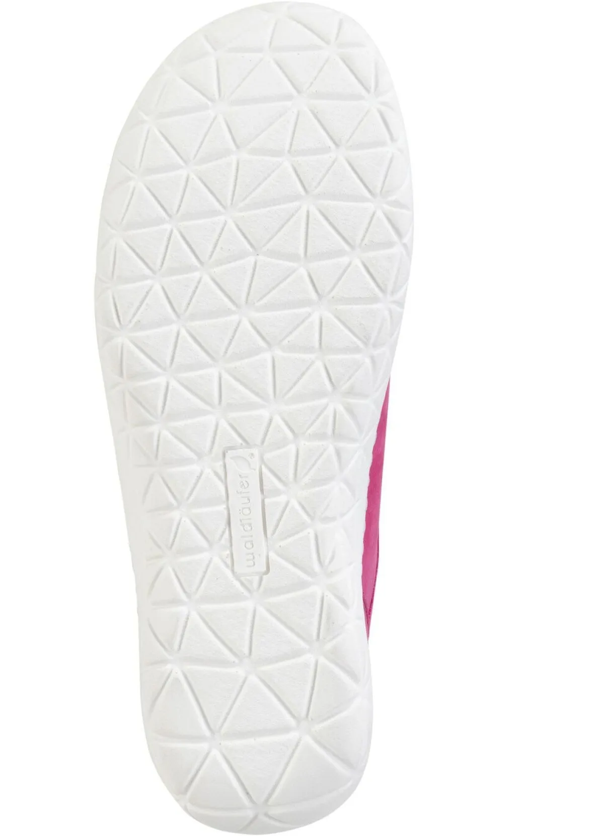 WALDLÄUFER Waldläufer Sneaker mit Perforation PINK-WEISS