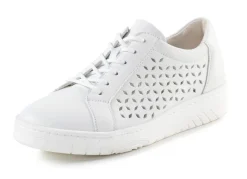 Online WALDLÄUFER Waldläufer, sommerliche Damen-Sneaker, Weite H, mit herausnehmbarem Fußbett WEISS