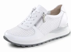 Sale WALDLÄUFER Waldläufer, sportliche Damen-Sneaker, Weite H, mit herausnehmbarem Fußbett WEISS