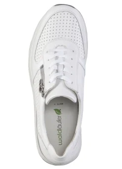 Sale WALDLÄUFER Waldläufer, sportliche Damen-Sneaker, Weite H, mit herausnehmbarem Fußbett WEISS