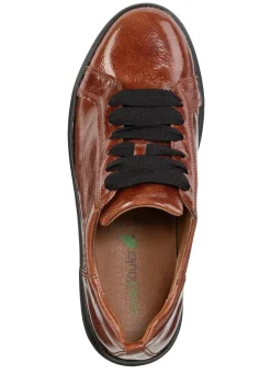 WALDLÄUFER Waldläufer, trendige Damen-Schnürschuhe, Weite H, mit herausnehmbarem Fußbett BRAUN