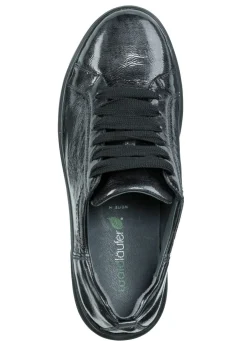 Best WALDLÄUFER Waldläufer, trendige Damen-Schnürschuhe, Weite H, mit herausnehmbarem Fußbett ANTHRAZIT