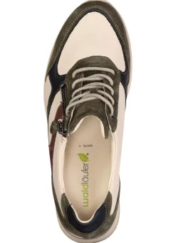 Online WALDLÄUFER Waldläufer, trendige Damen-Sneaker, Weite H, mit herausnehmbarem Fußbett BEIGE-BUNT